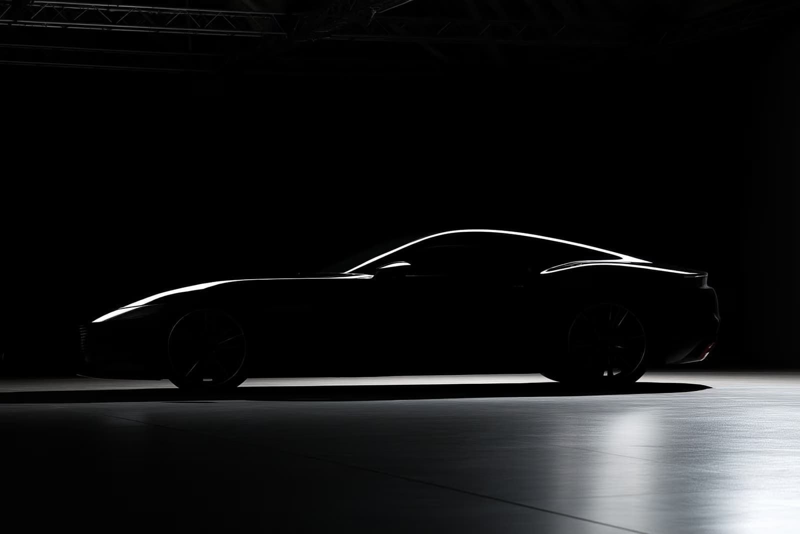 „Porsche“ sportinis automobilis, pastatytas prie bendrovės gamyklos Cufenhauzene netoli Štutgarto giedrą dieną.